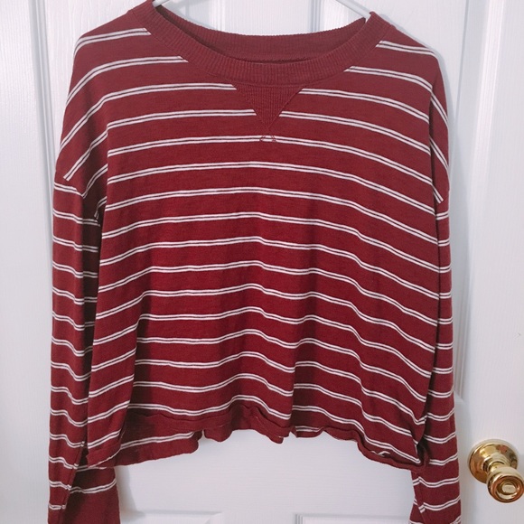 Cozy long sleeve striped tee - Picture 1 of 3